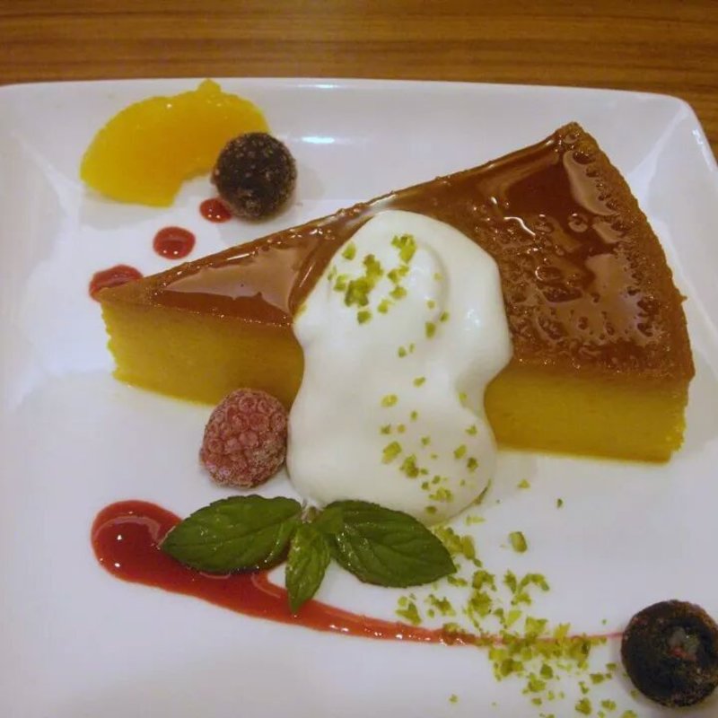 かぼちゃのプリン(サンセットロースターコーヒー)