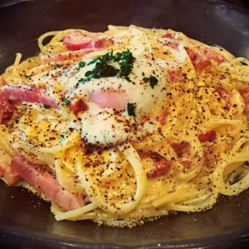 厚切りベーコンのカルボナーラ(いとう料理店 )