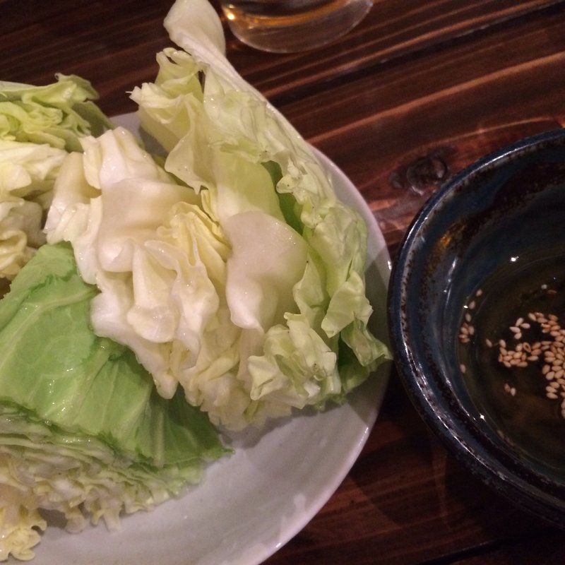 塩だれキャベツ(串揚げ処 串たつ)