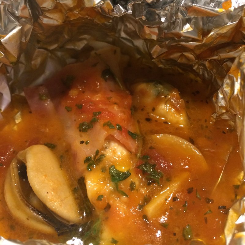 牡蠣ホイル煮(からから屋)