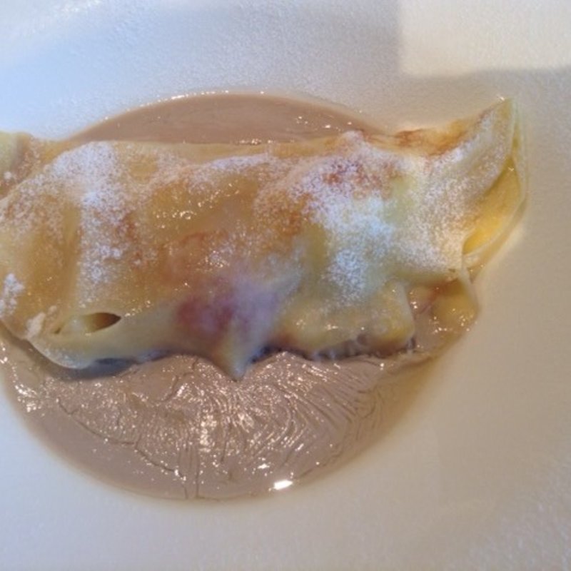 ジャスミンティーの温かいクリームクレープ(セイボリー （SAVORY）)