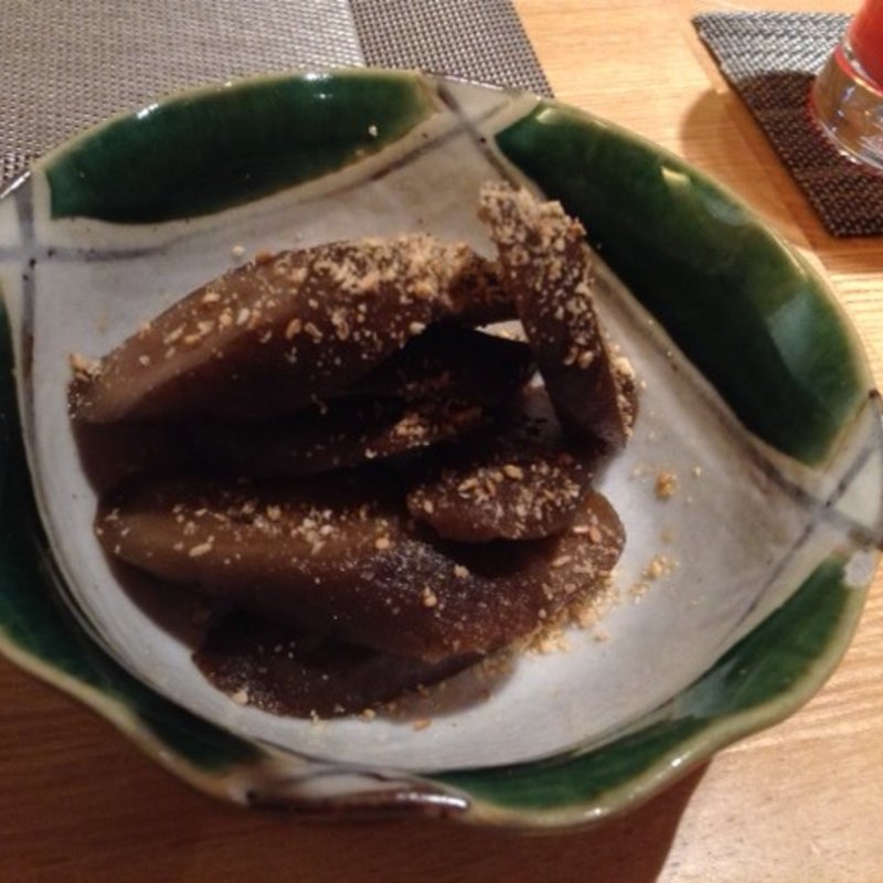 太ごぼうの煮物(八百一本館 レストランきょうのおかず )