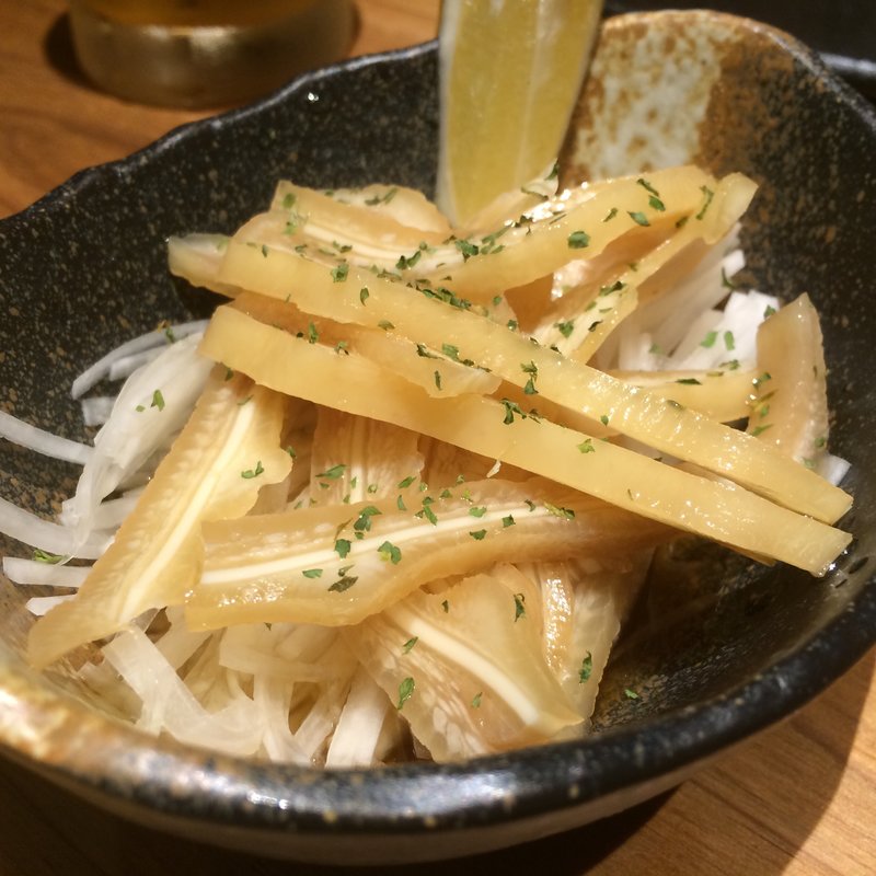 ミミガーの酢の物(ぶためし 山ぶた)