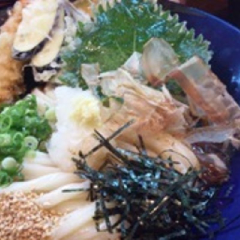 とり天ぶっかけうどん(釜あげうどん 楽)