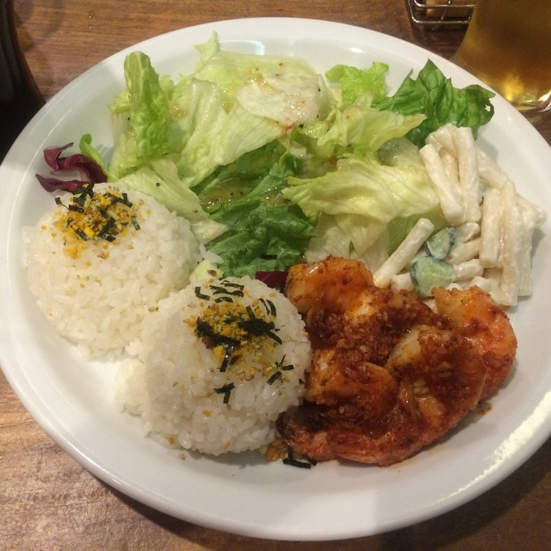 ガーリックシュリンププレート(ハワイアンテーブル ラニラニ)