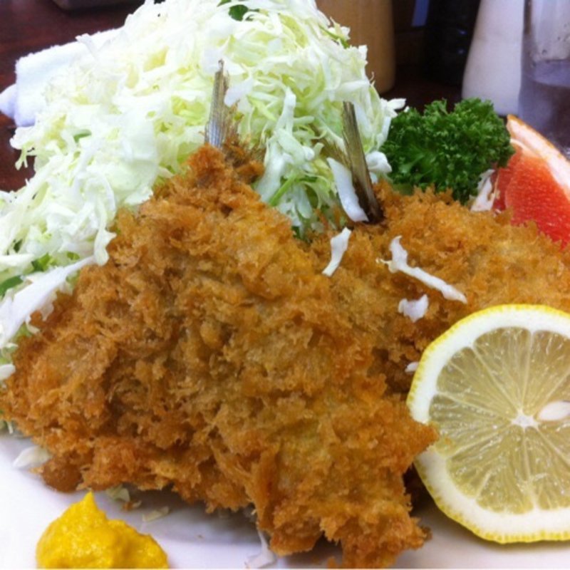 アジフライ定食(とんかつ赤城)