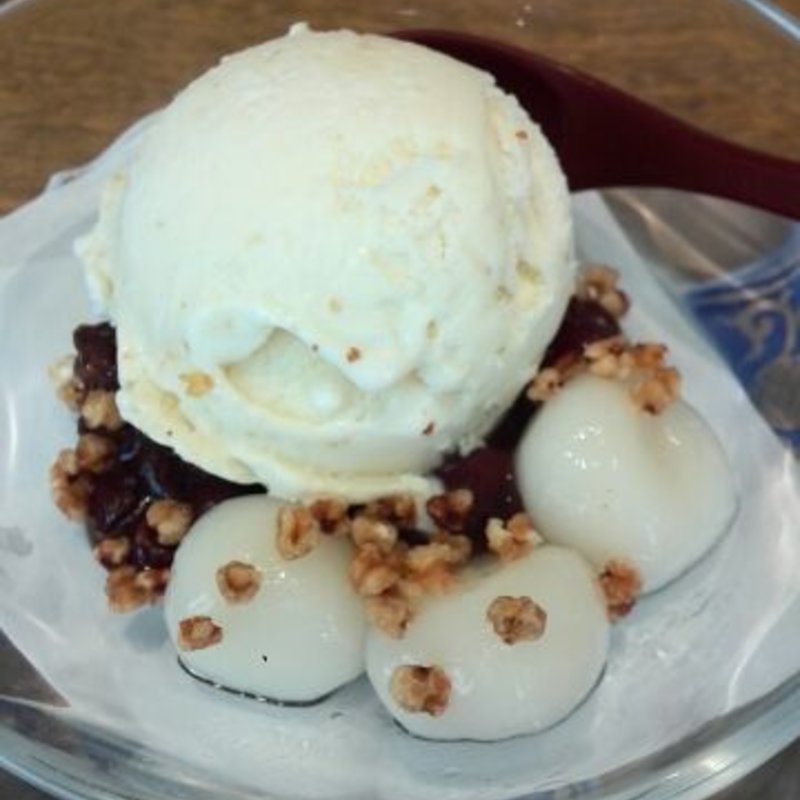 白玉アイスぜんざい(箱根暁庵 銀座三越店)