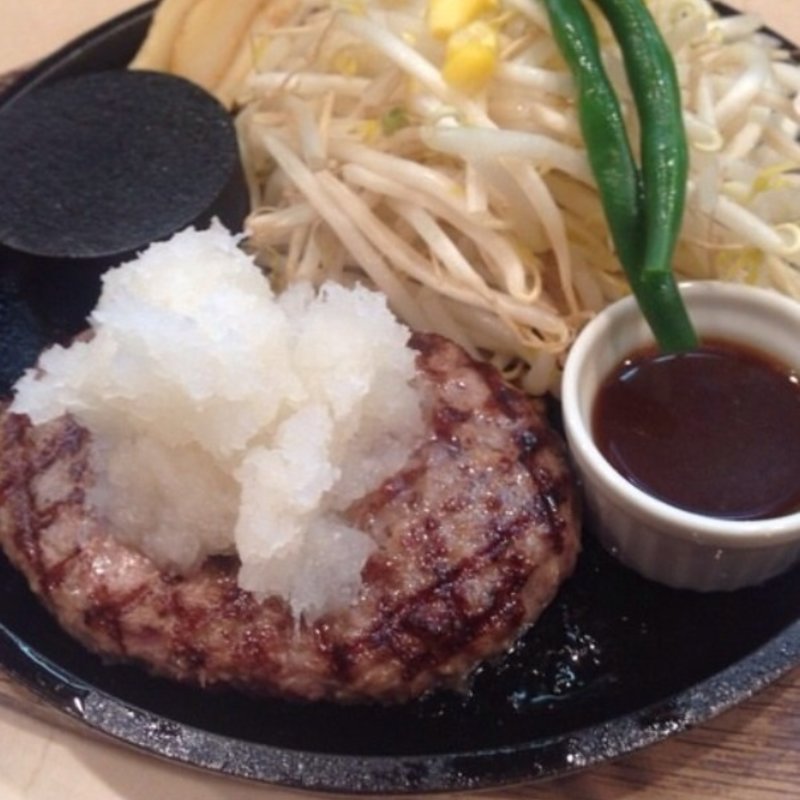 レギュラーハンバーグ＋大根おろし(肉食堂・優)