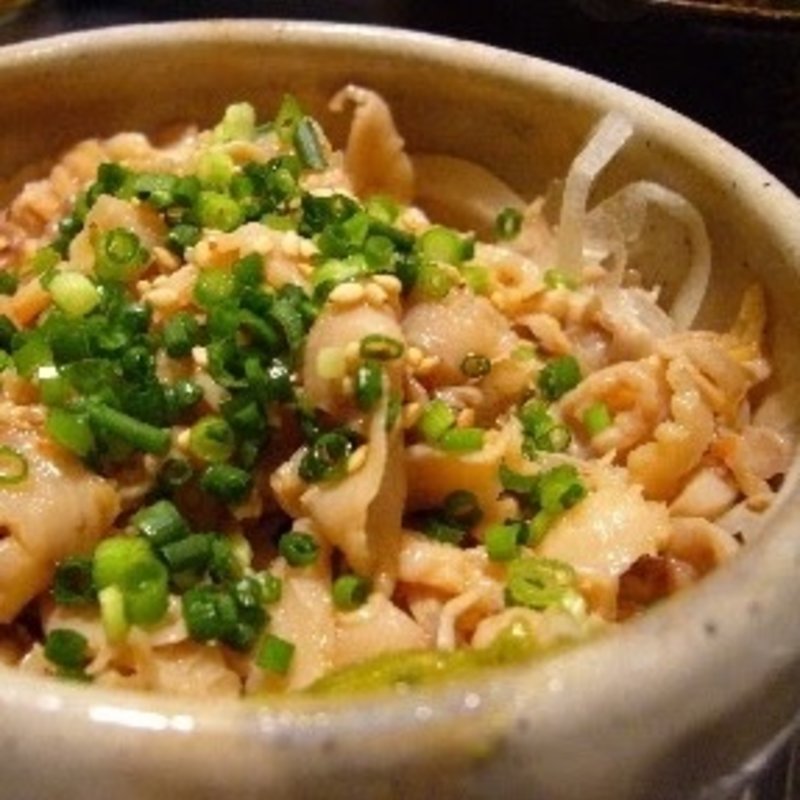 ねぎもつ(博多もつ鍋 蟻月 恵比寿)