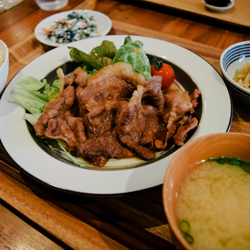 赤城豚の有機生姜焼き(mamma cafe 151A)