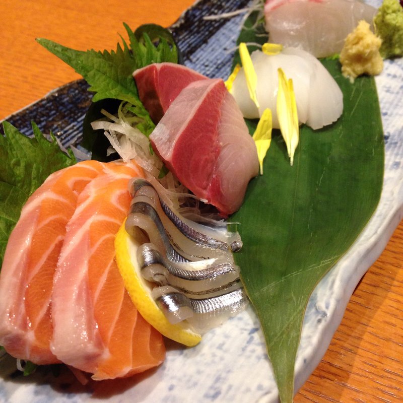 厳選お造り五種盛り合わせ(薩摩ごかもん 京都四条烏丸本店 )