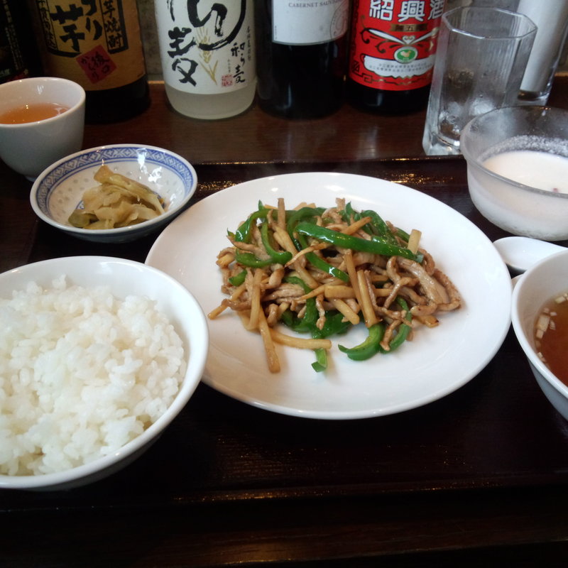 チンジャオロースー（ランチ）(龍皇 （Ron Kou）)