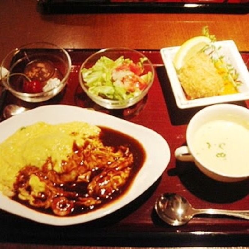 オムライスランチ(グリル満点星　新宿店)