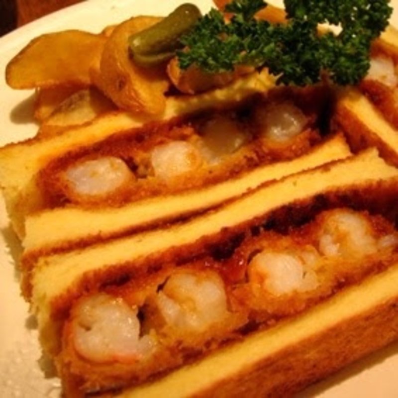 エビカツサンド(グリル満点星　新宿店)