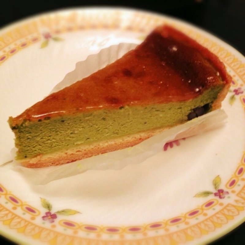 抹茶チーズケーキ(鳥羽国際ホテル カフェラウンジ)