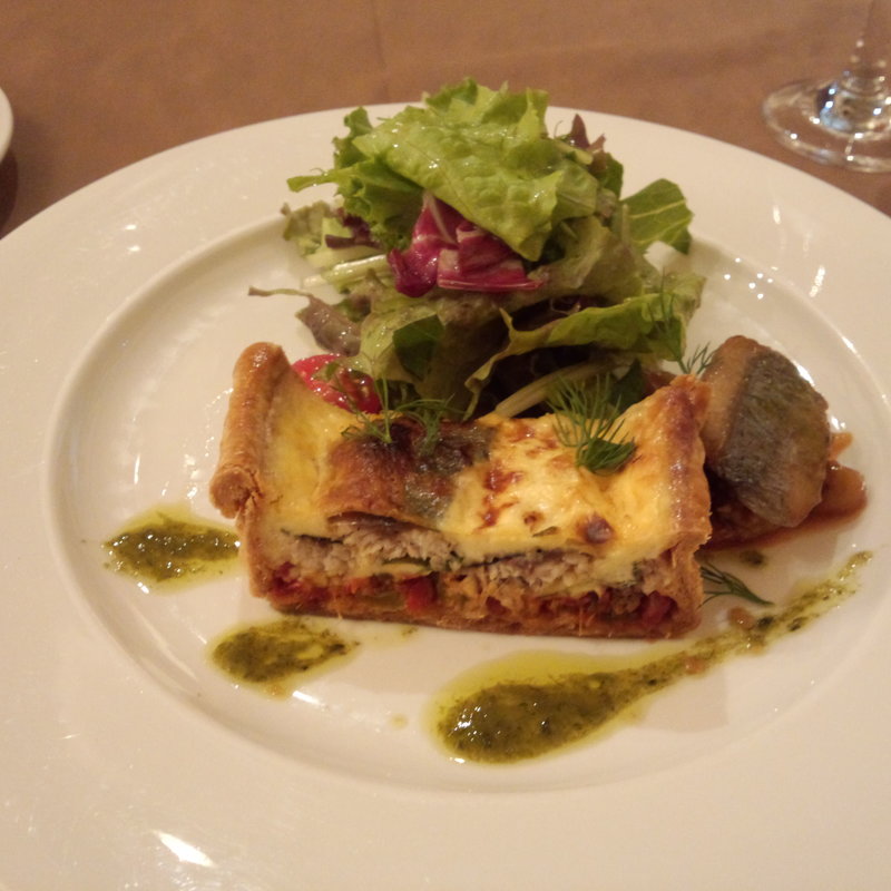 ランチコース（鰯とピペラードのキッシュ）(ビストロ レスカリエ)