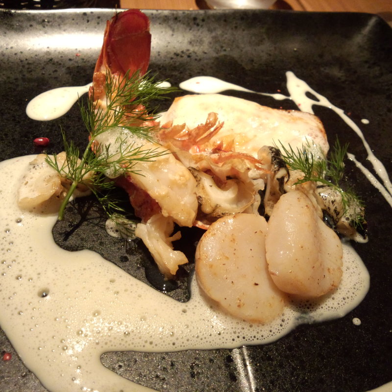 Menu Gourmand（魚料理）(ビストロ・オー・ド・スルス （Ｂｉｓｔｒｏ Ｅａｕ ｄｅ Ｓｏｕｒｃｅ）)