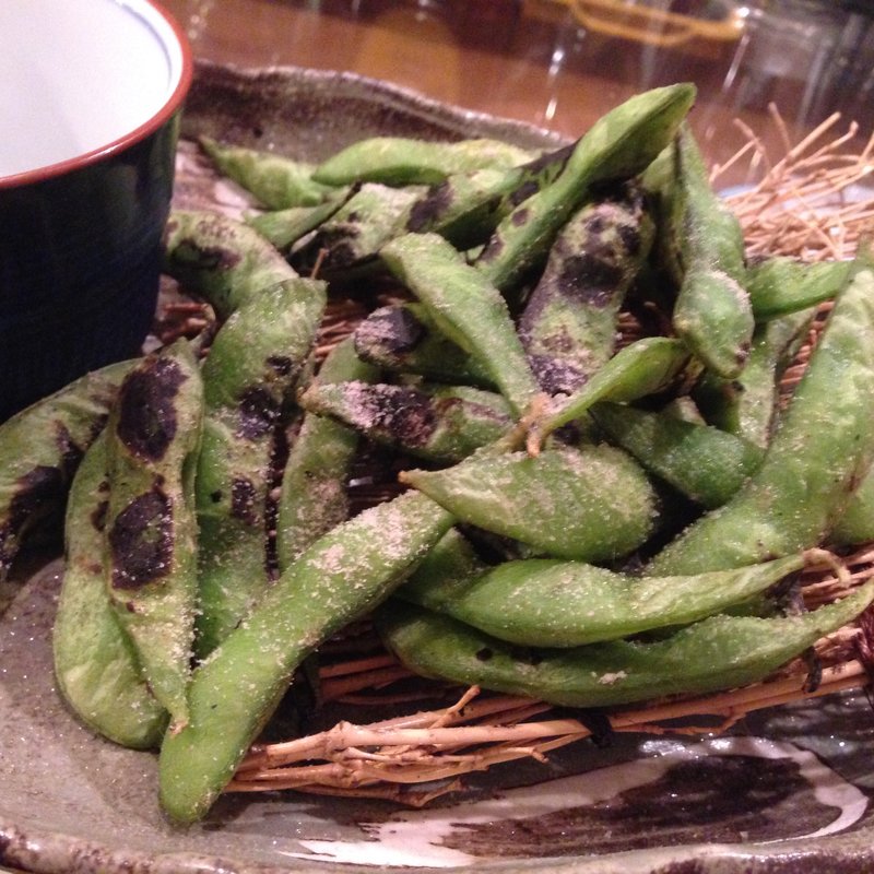 焼き枝豆(WA鶏BAR本店)