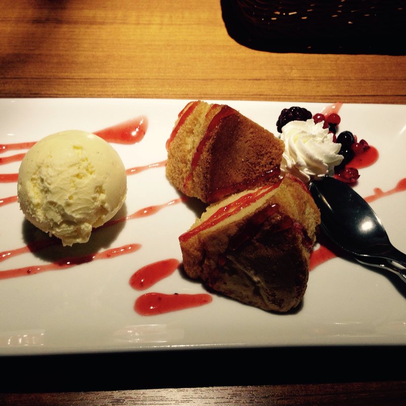 シフォンケーキセット(ガルニ タルティーヌ)