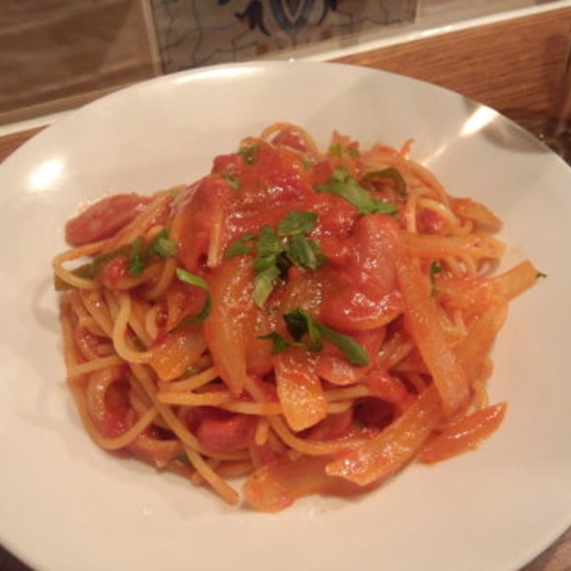 じゅんちゃんのナポリタン(イルンゴ奥沢WINE＆SAKE)