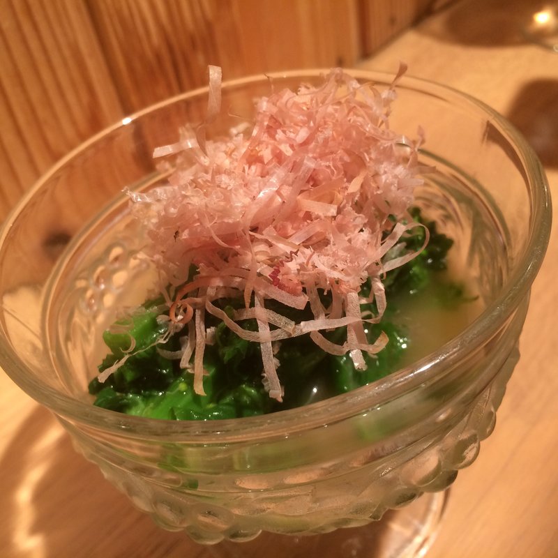 菜の花からし和え(酒菜や いしもん)