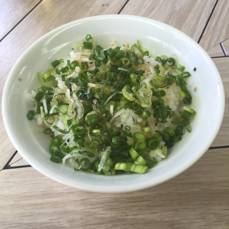 ネギめし(極楽汁麺 らすた 代々木支店)