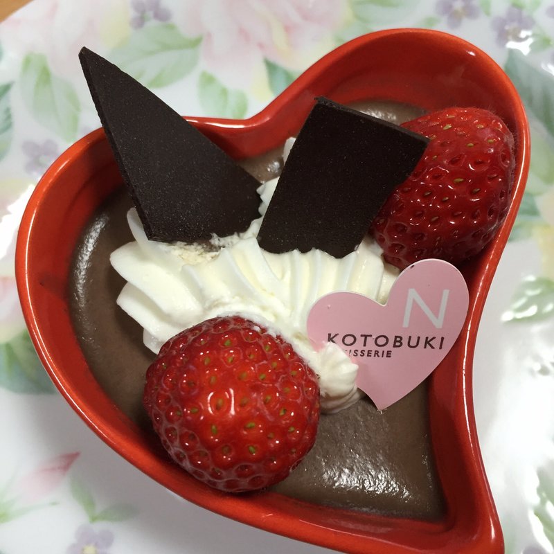 バレンタインチョコプリン(パティスリーコトブキ ヨーカドー店)