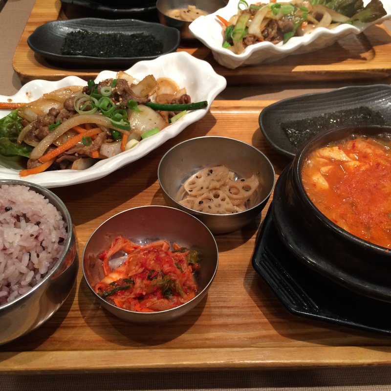 スンドゥブディナーセット(チャンチ ヨドバシ梅田店 )