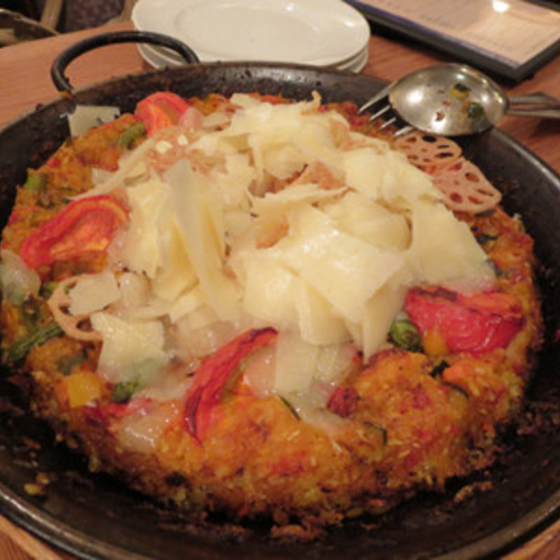 野菜のパエリア(エルチャテオ 銀座店)