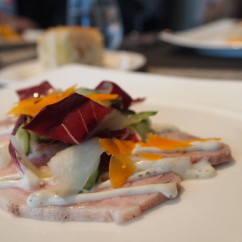ロースハムのカルパッチョ(セストセンソ 新宿タカシマヤ店)