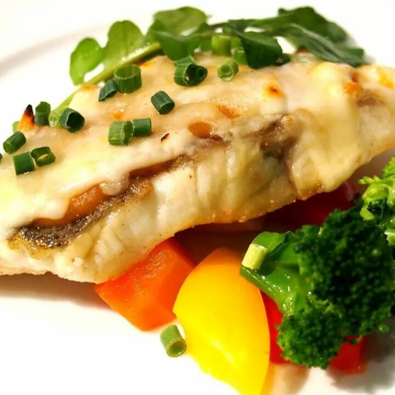 白身魚とピカタ風仕立て(vogues)