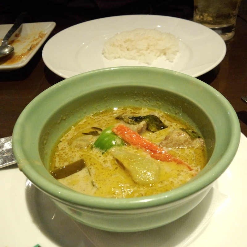 鶏肉入りグリーンカレー(バンコクキッチン自由が丘店)