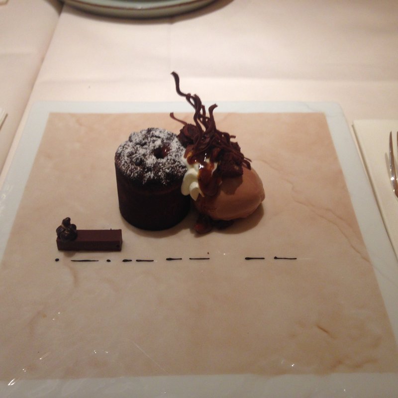 フォンダンショコラ(銀座ぶどうの木)