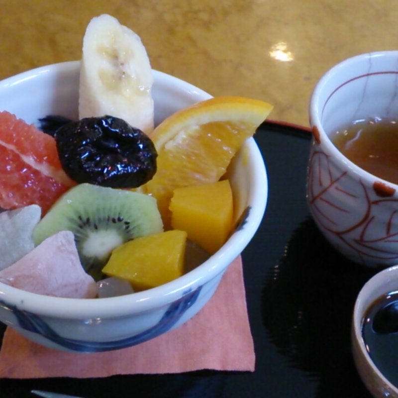 白玉みつ豆(茶房うちだ )