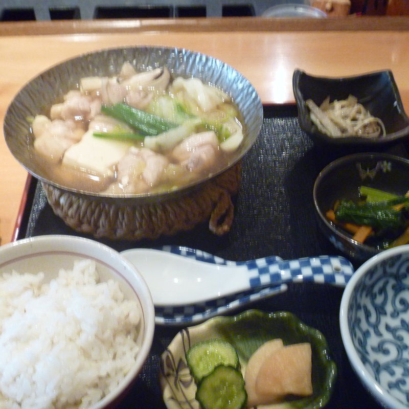 一人鍋のお膳（大山鶏）(星火)
