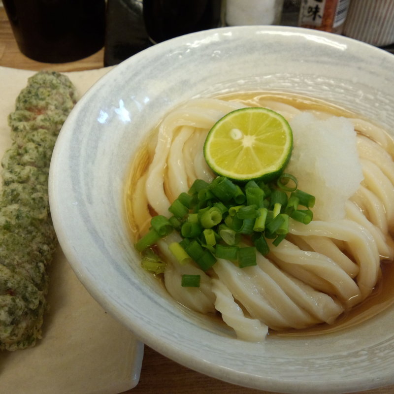 すだちおろしぶっかけ(手打ちうどん こげら)