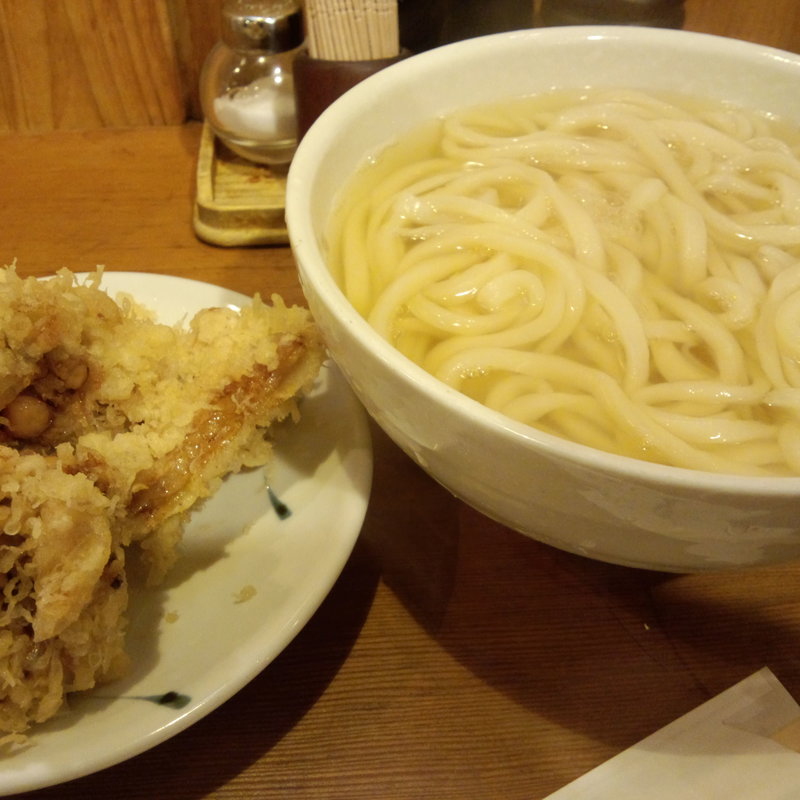 かけうどん(讃岐うどん 麺喜やしま 円山町店)