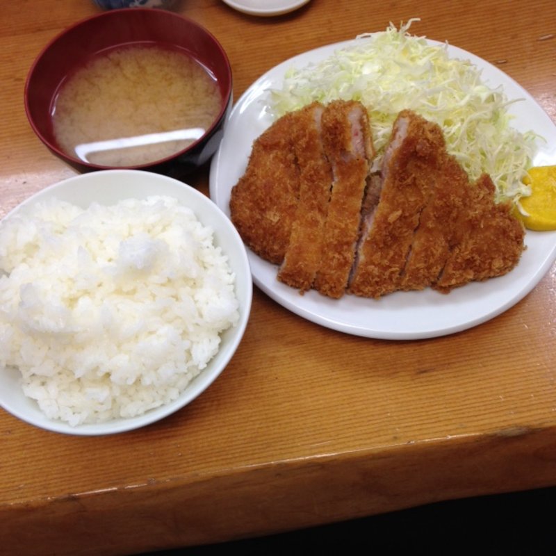 上ロースかつ定食(山家　御徒町店)