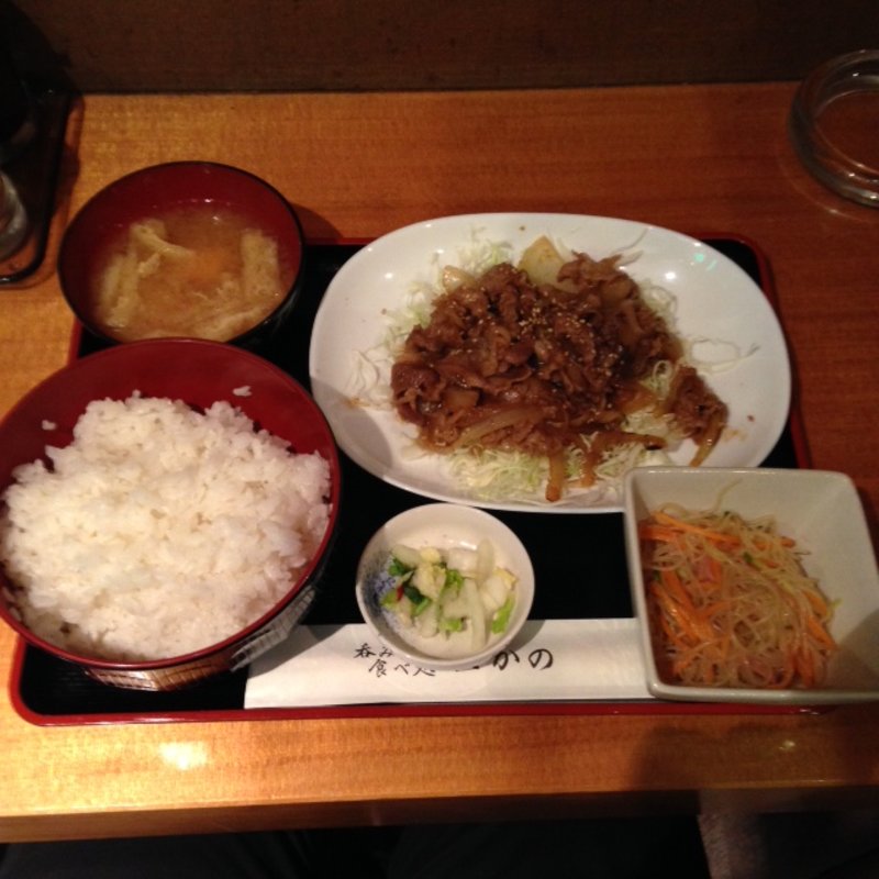 しょうが焼き定食(ジンライム 穴守店)
