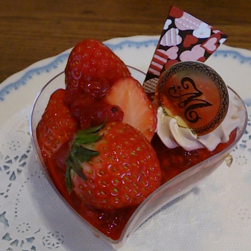 季節限定　ベリーのチョコプリン(ラ・メゾン アンソレイユターブル 玉川高島屋S・C店)