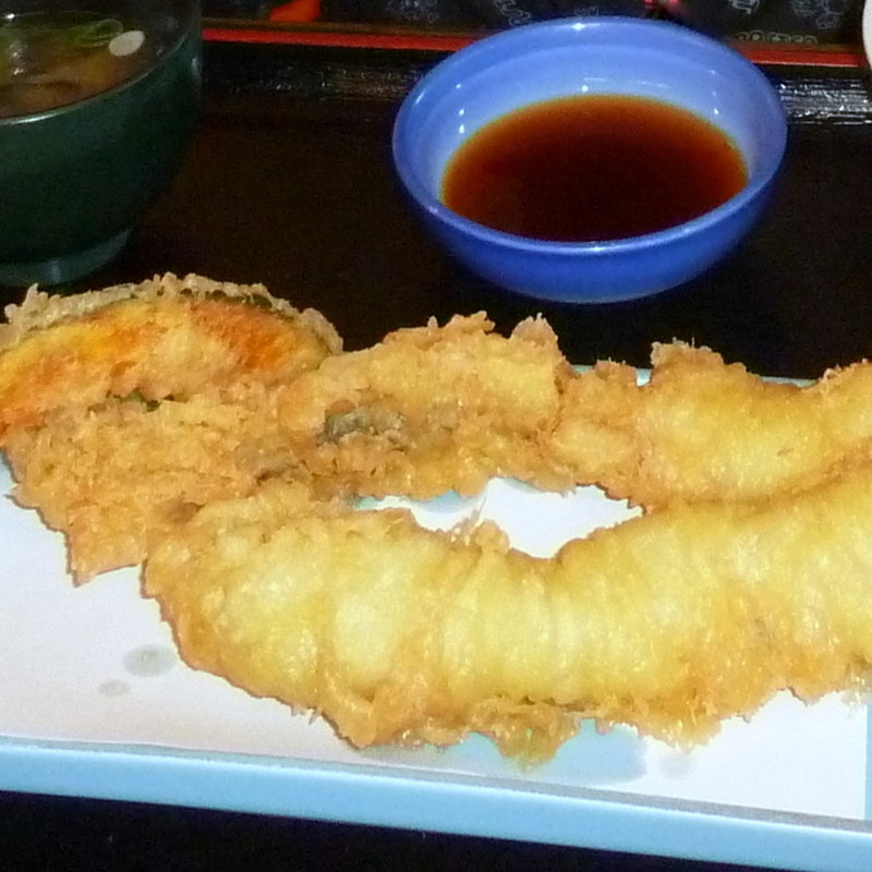 穴子天ぷら　セット(海鮮本陣 魚祭)