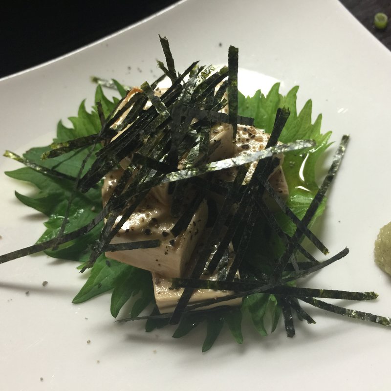 クリームチーズの醤油漬け(焼鳥食堂 ゆめる)