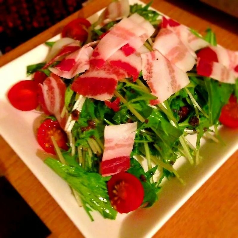 パンチェッチと水菜のサラダ(HEJIRA)