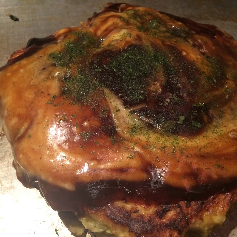 スペシャルお好み焼(やきやき三輪)