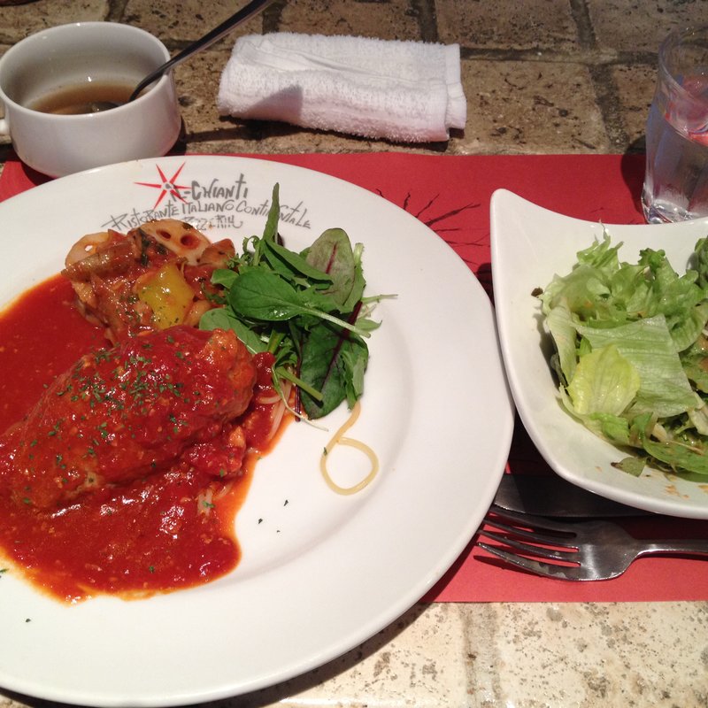 本日のランチ(ハンバーグ)(イル キャンティ 心斎橋 （IL CHANTI）)