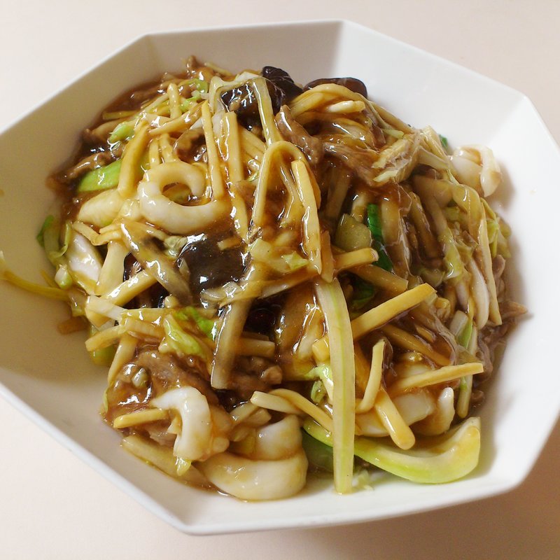 イカとセロリの焼きそば　（ランチ）(馥香 浅草橋本店)