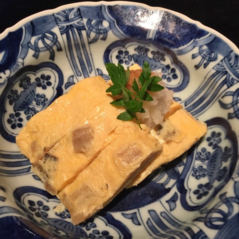 だし巻き卵　(穴子入り）(ふくい、望洋楼 青山店)