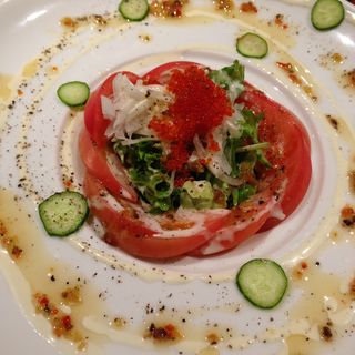 トマトのサラダ(自然素材のビストロ　しろう亭 )