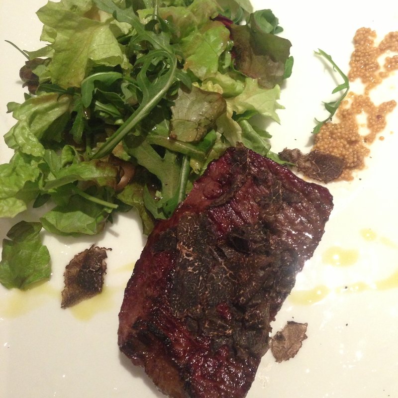 群馬県　和牛のイチボ　炉釜焼き(炉窯ステーキ煉瓦 （レンガ）)