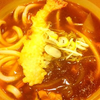 エビ天カレーうどん(実演手打うどん 杵屋 池袋駅ルミネ店)